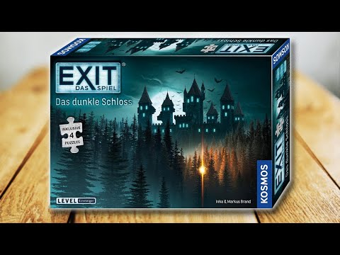 EXIT - DAS DUNKLE SCHLOSS (inkl. Lösung) - Spielregeln TV (Spielanleitung Deutsch) - KOSMOS PUZZLE