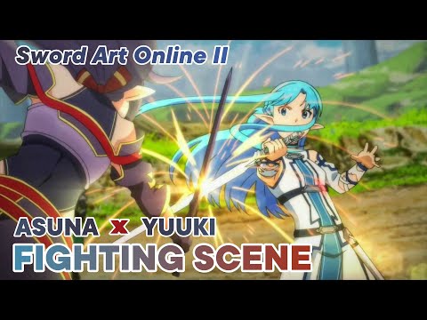 Asuna VS Yuuki | Sword Art Online 2 | Fighting Scene | Battle Scene