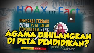 Beredar Kabar Hoax Pelajaran Agama Dihilangkan di Dalam Peta Jalan Pendidikan 2035, Begini Faktanya