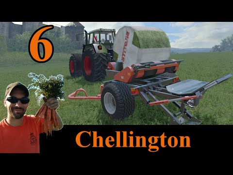 Farming Simulator 2015 Chellington E6 - wrapping bales