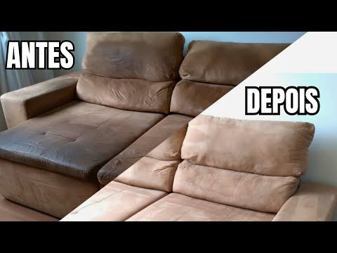 COMO LIMPAR SOFÁ GASTANDO POUCO - FAÇA VOCÊ MESMO