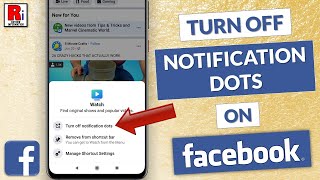 How To Turn Off Notification Dots on Facebook