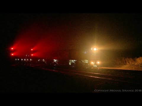 SCT 2MP9 In Fog At Gheringhap Loop - PoathTV Australian Trains & Railways