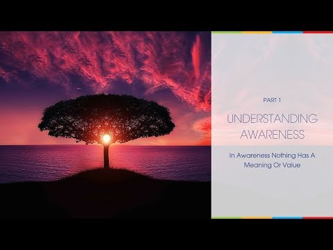 Understanding Awareness - Part 1