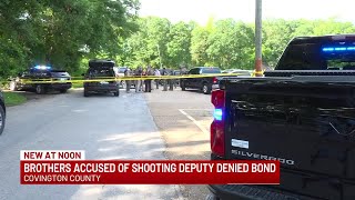 Two brothers charged in Covington County deputy shooting denied bond