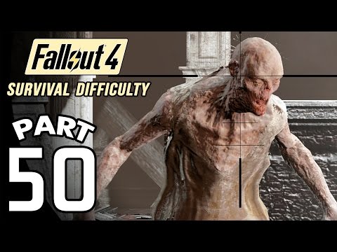 Fallout 4 Survival Difficulty SNIPER Walkthrough - Part 50 Find Railroad 1080p 60FPS