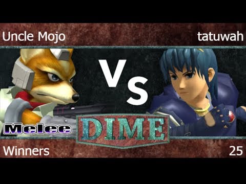 DIME 25 - FX | Uncle Mojo (Fox) vs tatuwah (Marth) Winners - Melee