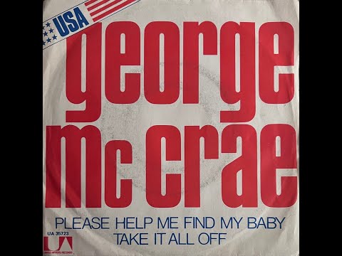 George McCrae - Please Help Me Find My Baby (1974 Vinyl)