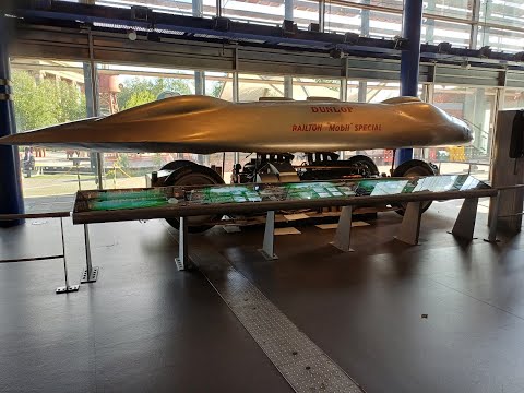 Railton Mobil Special Land Speed Record Car 1947 John Cobb Streamliner Hot Rat Rod Thinktank Museum