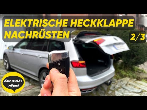 2/3 Original VW electric tailgate retrofit | electric tailgate retrofit Passat B8 3G tutorial