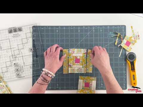 Creative Grids® 10" Log Cabin Duo - Skinny Log Cabin Tutorial