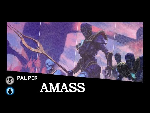 [MtG] Pauper: How to Build Budget Amass & Zombies, with 3 Games