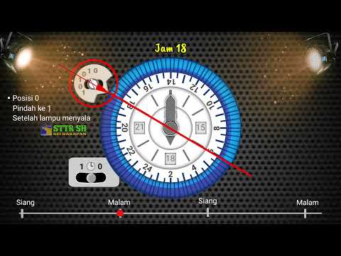 Cara Set timer Theben Sul 181D untuk PJU, Rumah, Kantor dll