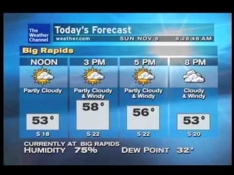 Big Rapids Weatherstar XL- 11/06/11 08:28 EST