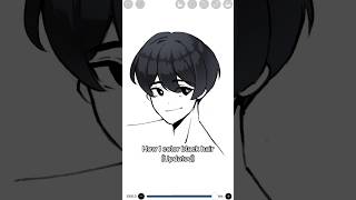 Download lagu Black hair coloring tutorial #ibispaintx #digitalart #tutorial mp3
