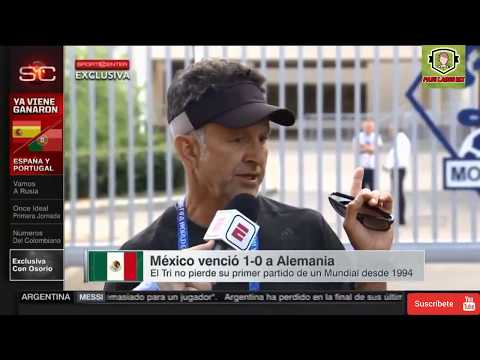 Osorio explica cómo le ganó a Alemania