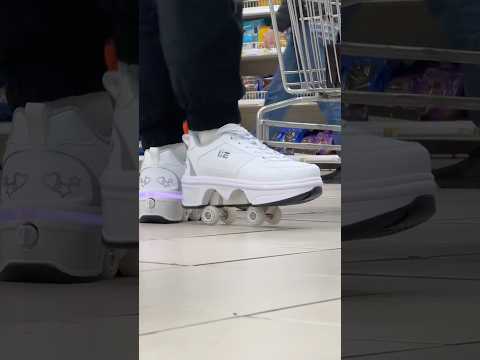 Shoes trend 2025 🤩 LIEKICK skating shoes 2 in 1 💕 #skating #skate #skateshoes #rollerskating