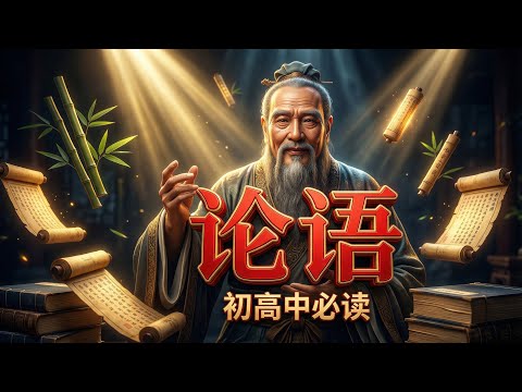 🚨中考高考必考！北大教授都跪着读的「国学天花板」《论语》20篇精华，听完成绩暴涨📚