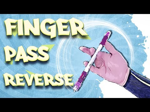 Basic pen spinning trick for beginners / how to do FingerPass