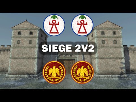 EPIC 2V2 SIEGE - Total War: Rome II