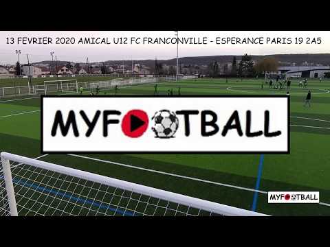 13 FEVRIER 2020 AMICAL U12 FC FRANCONVILLE - ESPERANCE PARIS 19 2A5