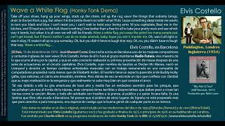 Wave a White Flag (Honky Tonk Demo) - Elvis Costello