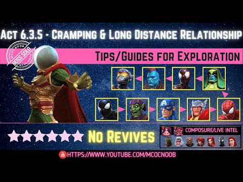 MCOC: Act 6.3.5 - Cramping & Long Distance Relationship  - Tips/Guides - No Revives - Story quest