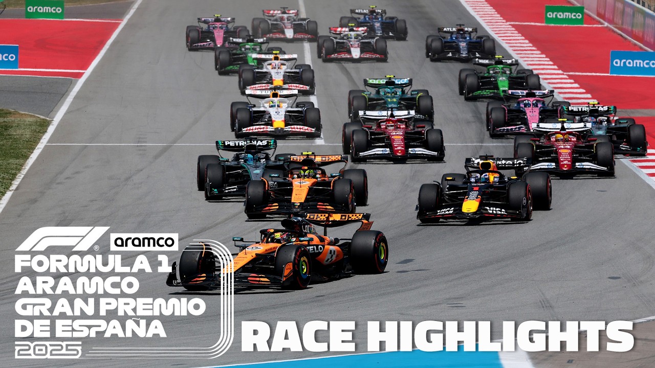 2025 Spanish Grand Prix FULL RACE HIGHLIGHTS 🍿 | ESPN F1