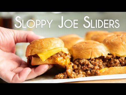Sloppy Joe Sliders Recipe - So good!!