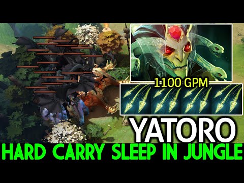 YATORO [Medusa] Hard Carry Sleep in Jungle Free Farm 1100 GPM Dota 2