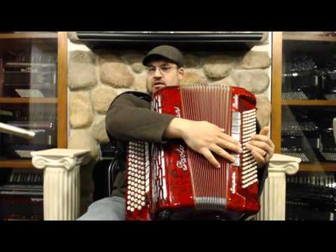 2023 - Red Paolo Soprani Super Paolo 5 Row C System Double Tone Chamber Mics LMMMH 120 $3995