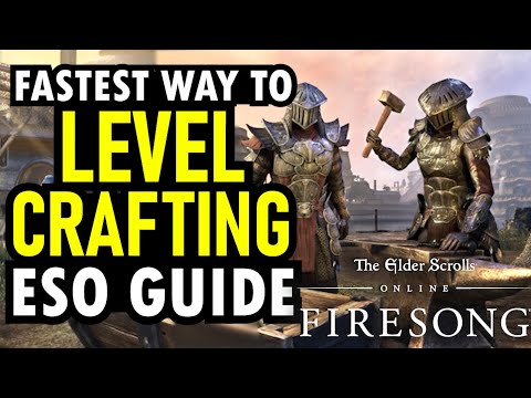 The Fastest Way to level your Crafting Skill Lines in Elder Scrolls Online - ESO Crafting Guide