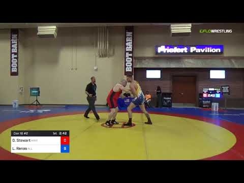 2018 Marine Corps US Open/Senior Men's Greco-Roman 130 Con 16 #2 - Daniel Stewart (Aske) Vs. Logan