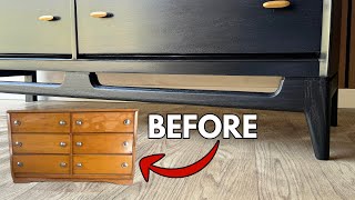 Old dresser turned into an Arhaus Dupe | Can you believe that this is the same dresser