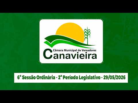 SESSÃO ORDINÁRIA CÂMARA MUNICIPAL DE CANAVIEIRA PIAUÍ - AO VIVO