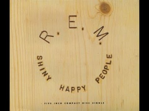 air-drumming to Shiny Happy People by R.E.M. featuring Kate Pierson