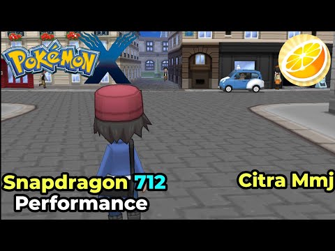 Snapdragon 712 Testing Citra MMJ Android Emulator | Pokemon X Citra Snapdragon 712 Performance