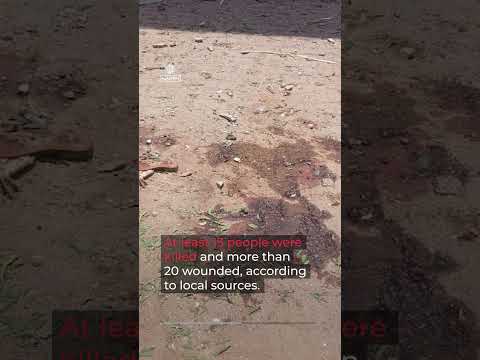 RSF drone attack on Sudan court kills at least 13 people | AJ #shorts