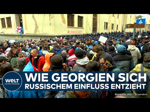 Video Thumbnail: GEORGIEN: Russischer Einfluss soll gestoppt werden - Proteste gegen umstrittenes Gesetz!