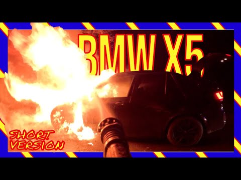 Auto brand- VOLUNTEERS DUTCH FIREFIGHTERS -