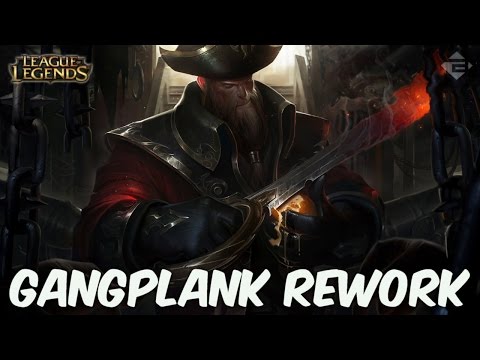 GANGPLANK REWORK! - Skin Preview Gameplay - League of Legends - 【PBE】