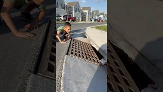 We Found a Scary Clown in the Sewer! #shorts