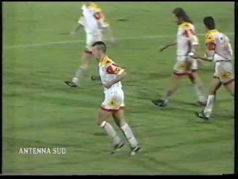 Il gol di Giampaolo Ceramicola in Cremonese-LECCE 1 a 1 di Coppa Italia del 31 agosto 1994