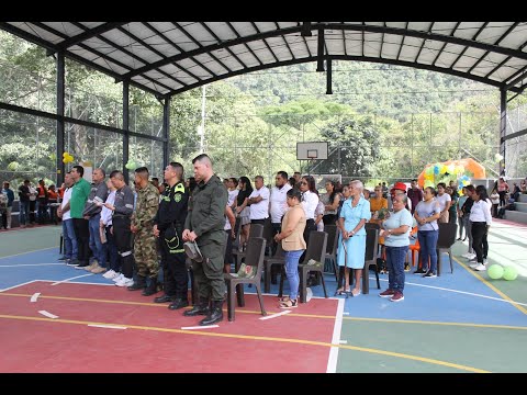 (Video) Inauguración de la Placa Polideportiva de Higabra, Buriticá - Noviembre 2023