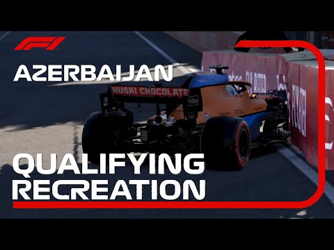 Azerbaijan Qualifying Crashes Recreated In The F1 2021 Game