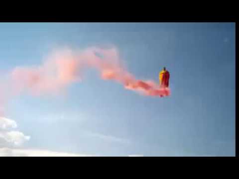 flying Monk in himalaya