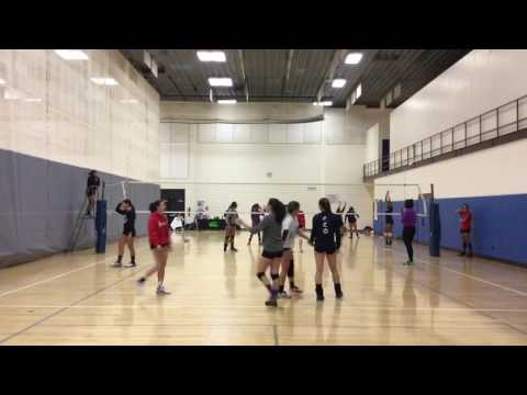 Dec 17, 2016 - Women's Volleyball - Shaarks vs Last Min Pickup - Match 7 / Game 2