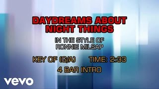 Ronnie Milsap - Daydreams About Night Things (Karaoke)
