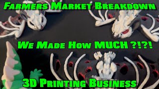 We Made$38 An Hour At THIS Event !!!! | Farmers Market Breakdown ep2