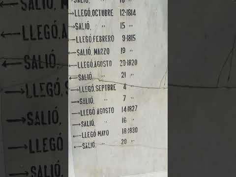 Esta piedra indica las veces que SIMÓN BOLÍVAR entró y salió de MOMPOX